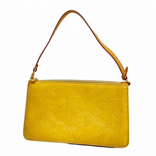 Louis Vuitton Accessory Pouch Hand Bag Tote Purse M91010 Beige Authentic