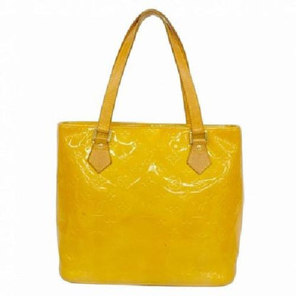 Louis Vuitton Hand Bag Tote Purse Vernis M91004 Beige Authentic