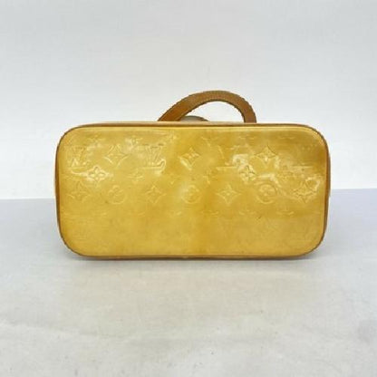 Louis Vuitton Hand Bag Tote Purse Vernis M91004 Beige Authentic
