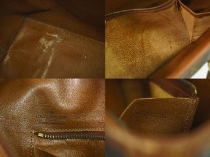 Louis Vuitton Hand Bag Tote Purse Monogram M42425 Brown Authentic