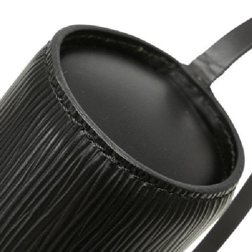 Louis Vuitton Accessory Pouch Hand Pouch M52862 Leather Black Authentic
