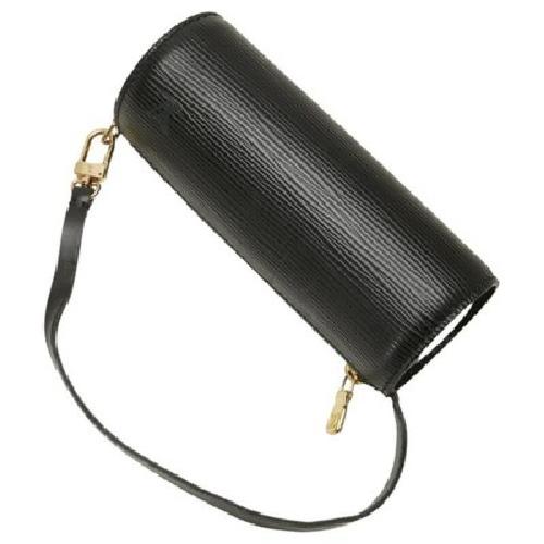 Louis Vuitton Accessory Pouch Hand Pouch M52862 Leather Black Authentic