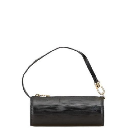 Louis Vuitton Accessory Pouch Hand Pouch M52862 Leather Black Authentic