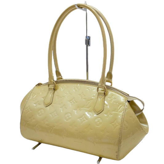Louis Vuitton Hand Bag Tote Purse Monogram M91491 Yellow Authentic