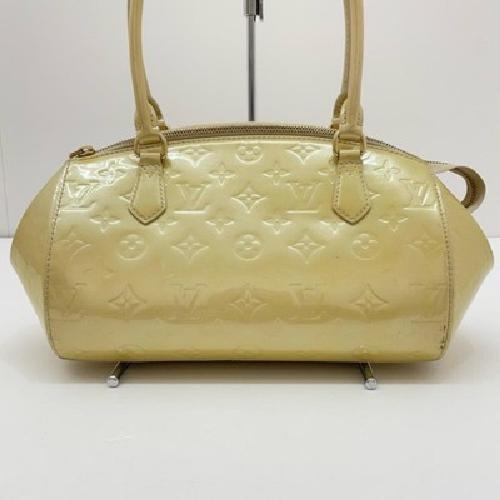 Louis Vuitton Hand Bag Tote Purse Monogram M91491 Yellow Authentic