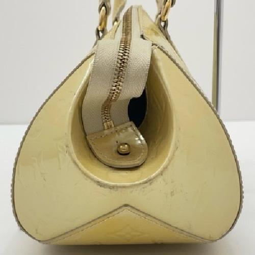 Louis Vuitton Hand Bag Tote Purse Monogram M91491 Yellow Authentic