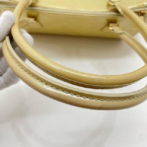 Louis Vuitton Hand Bag Tote Purse Monogram M91491 Yellow Authentic