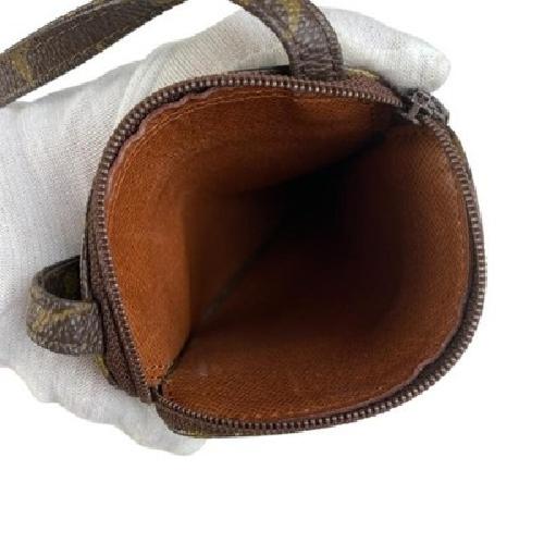 Louis Vuitton Shoulder Bag Purse Monogram PVC Brown Authentic
