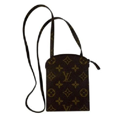 Louis Vuitton Shoulder Bag Purse Monogram PVC Brown Authentic