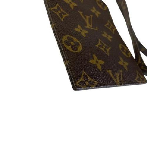 Louis Vuitton Shoulder Bag Purse Monogram PVC Brown Authentic