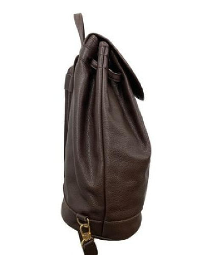 Longchamp Backpack Leather Brown Authentic