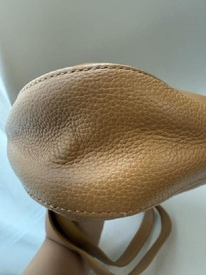 Longchamp Shoulder Bag Purse 2way Leather Beige Authentic