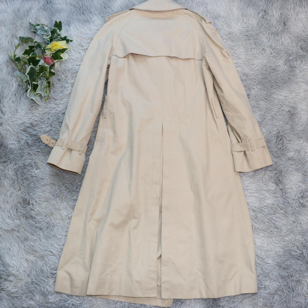 BURBERRY Coat Nova Check Asian fit S US size XS Beige Authentic