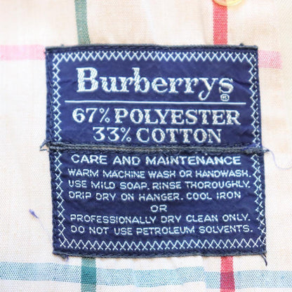 BURBERRY Coat Nova Check Asian fit S US size XS Beige Authentic