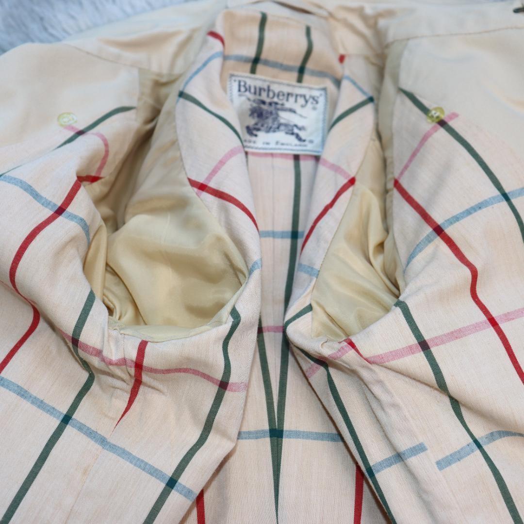 BURBERRY Coat Nova Check Asian fit S US size XS Beige Authentic