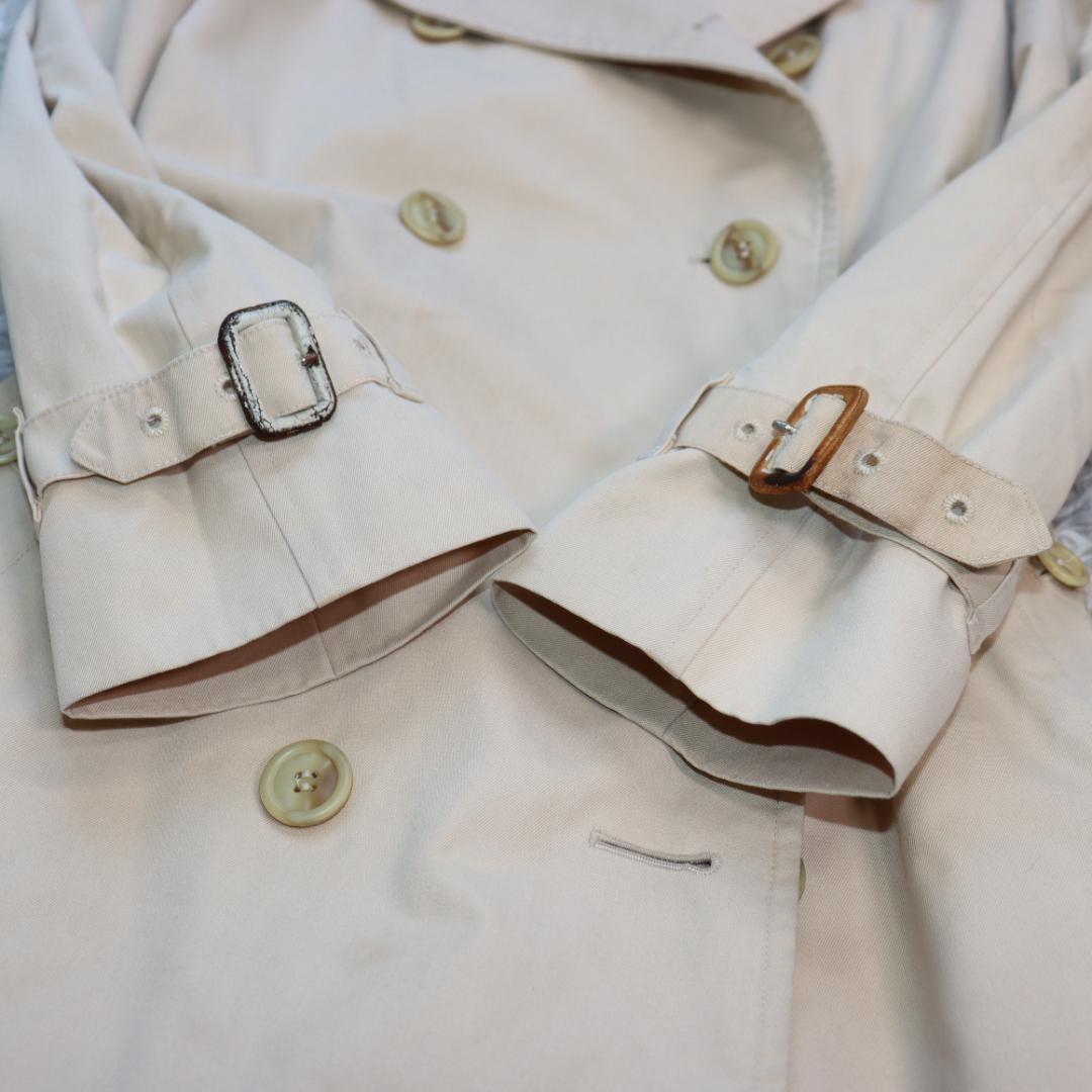 BURBERRY Coat Nova Check Asian fit S US size XS Beige Authentic