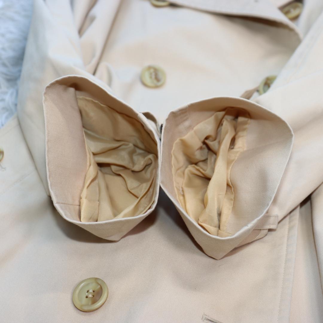 BURBERRY Coat Nova Check Asian fit S US size XS Beige Authentic