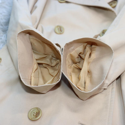 BURBERRY Coat Nova Check Asian fit S US size XS Beige Authentic