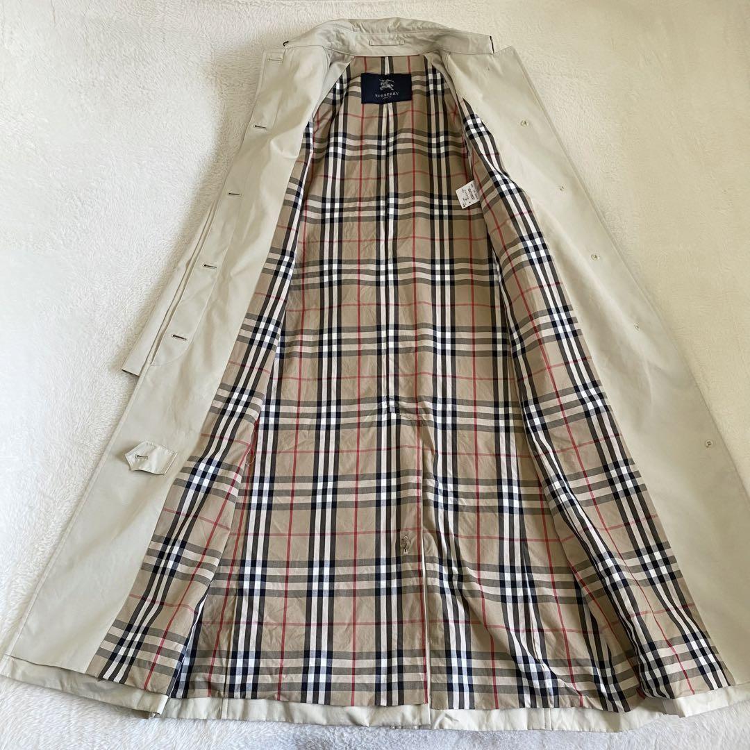 BURBERRY LONDON Coat Nova Check Asian fit M US size S Beige Authentic