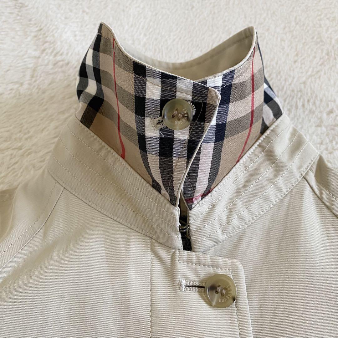 BURBERRY LONDON Coat Nova Check Asian fit M US size S Beige Authentic