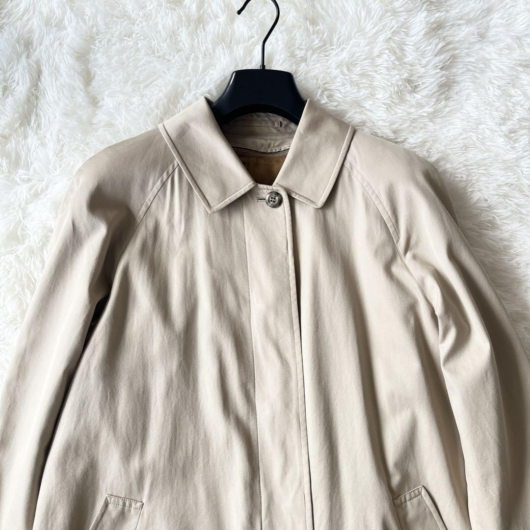 BURBERRY Coat Nova Check Asian fit M US size S Beige Authentic