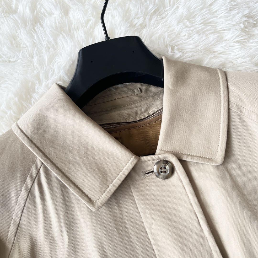 BURBERRY Coat Nova Check Asian fit M US size S Beige Authentic