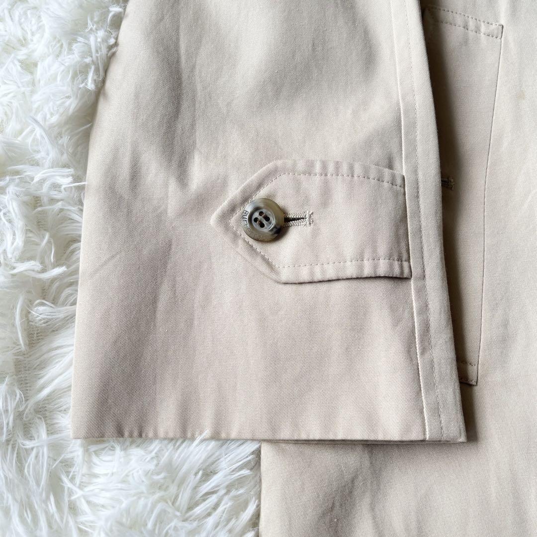 BURBERRY Coat Nova Check Asian fit M US size S Beige Authentic