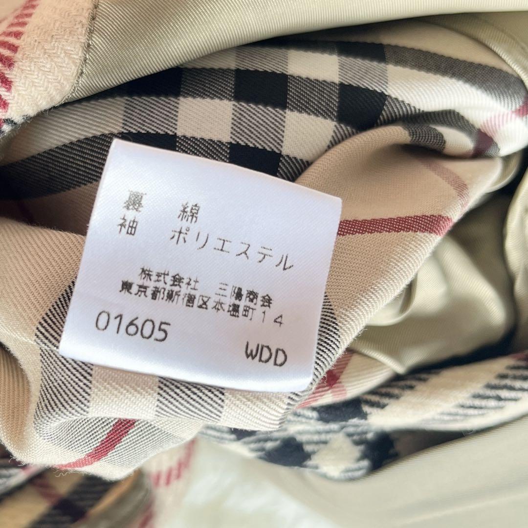 BURBERRY LONDON Coat Nova Check Asian fit L US size M Khaki Authentic