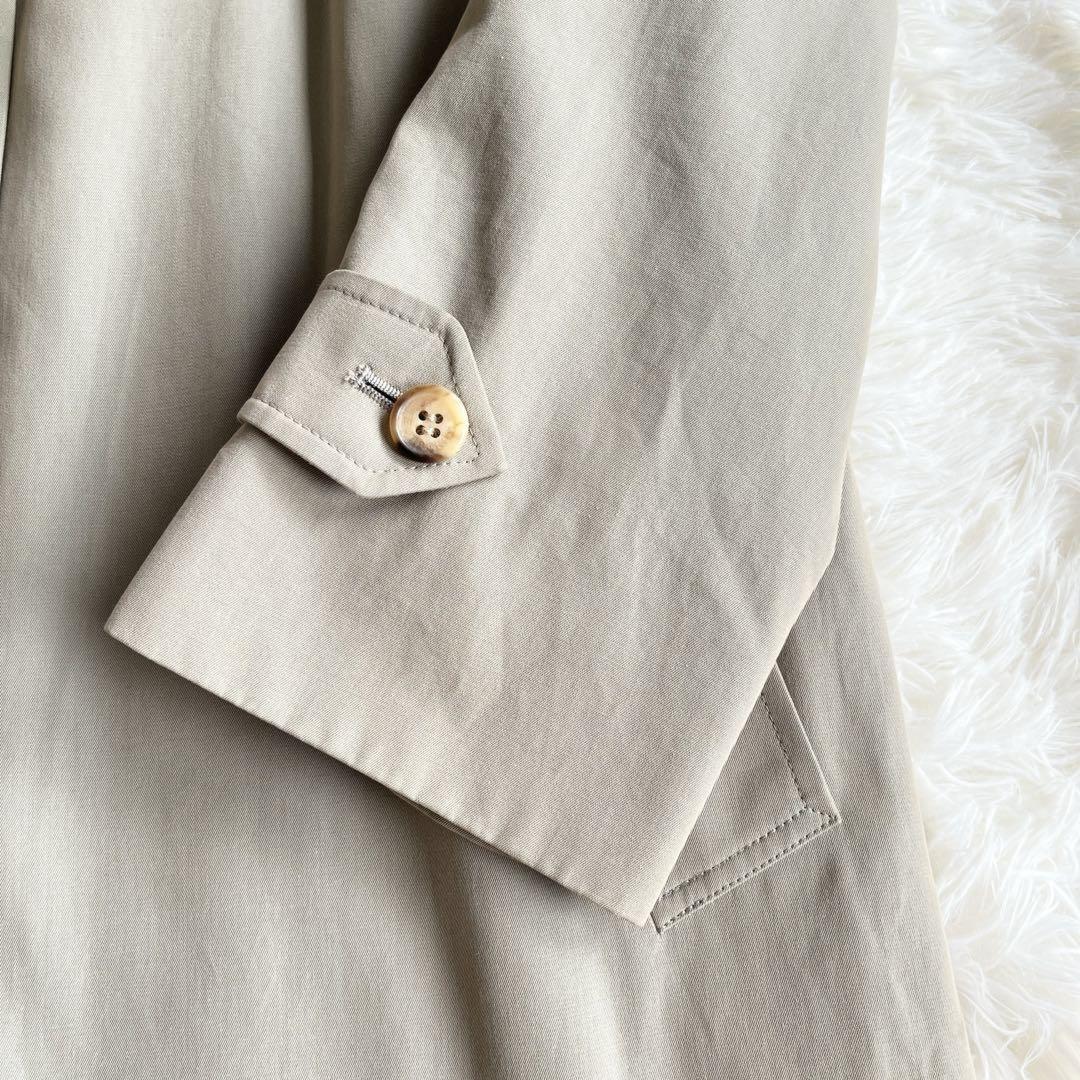 BURBERRY LONDON Coat Nova Check Asian fit L US size M Khaki Authentic