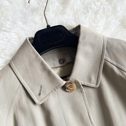 BURBERRY LONDON Coat Nova Check Asian fit L US size M Khaki Authentic