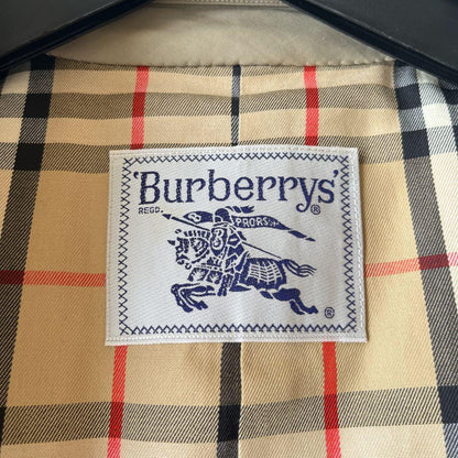 BURBERRY Coat Nova Check Asian fit M US size S Khaki Authentic