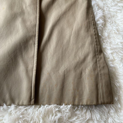 BURBERRY Coat Nova Check Asian fit M US size S Khaki Authentic
