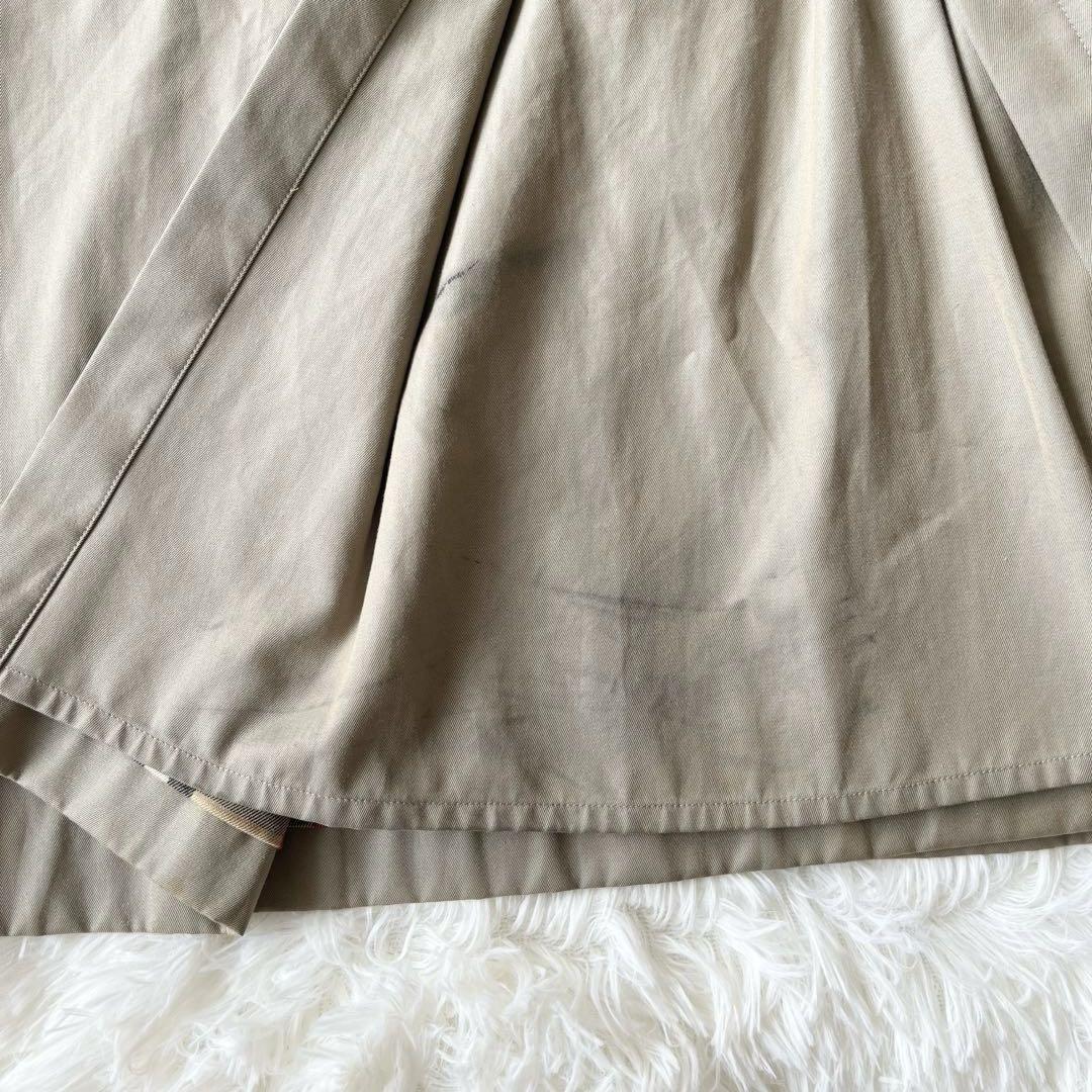 BURBERRY Coat Nova Check Asian fit M US size S Khaki Authentic