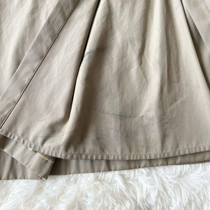 BURBERRY Coat Nova Check Asian fit M US size S Khaki Authentic