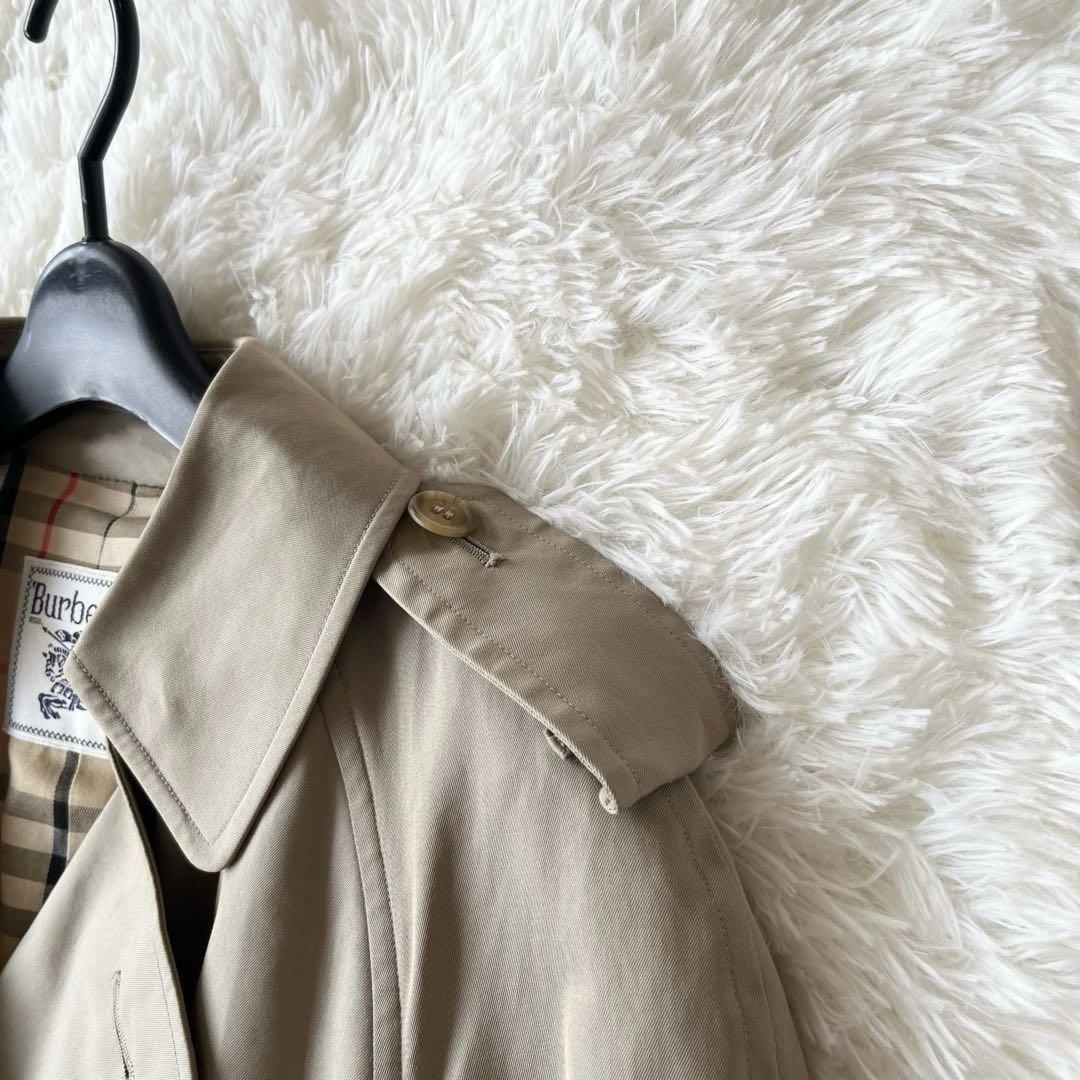 BURBERRY Coat Nova Check Asian fit M US size S Khaki Authentic