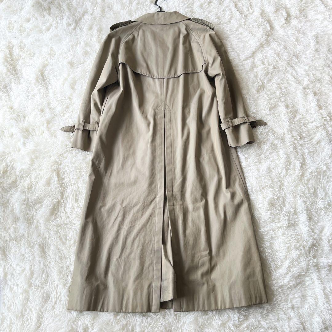 BURBERRY Coat Nova Check Asian fit M US size S Khaki Authentic