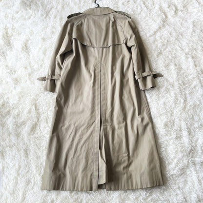 BURBERRY Coat Nova Check Asian fit M US size S Khaki Authentic
