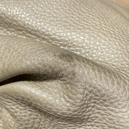 CELINE Hand Bag Tote Purse Leather Off White Authentic
