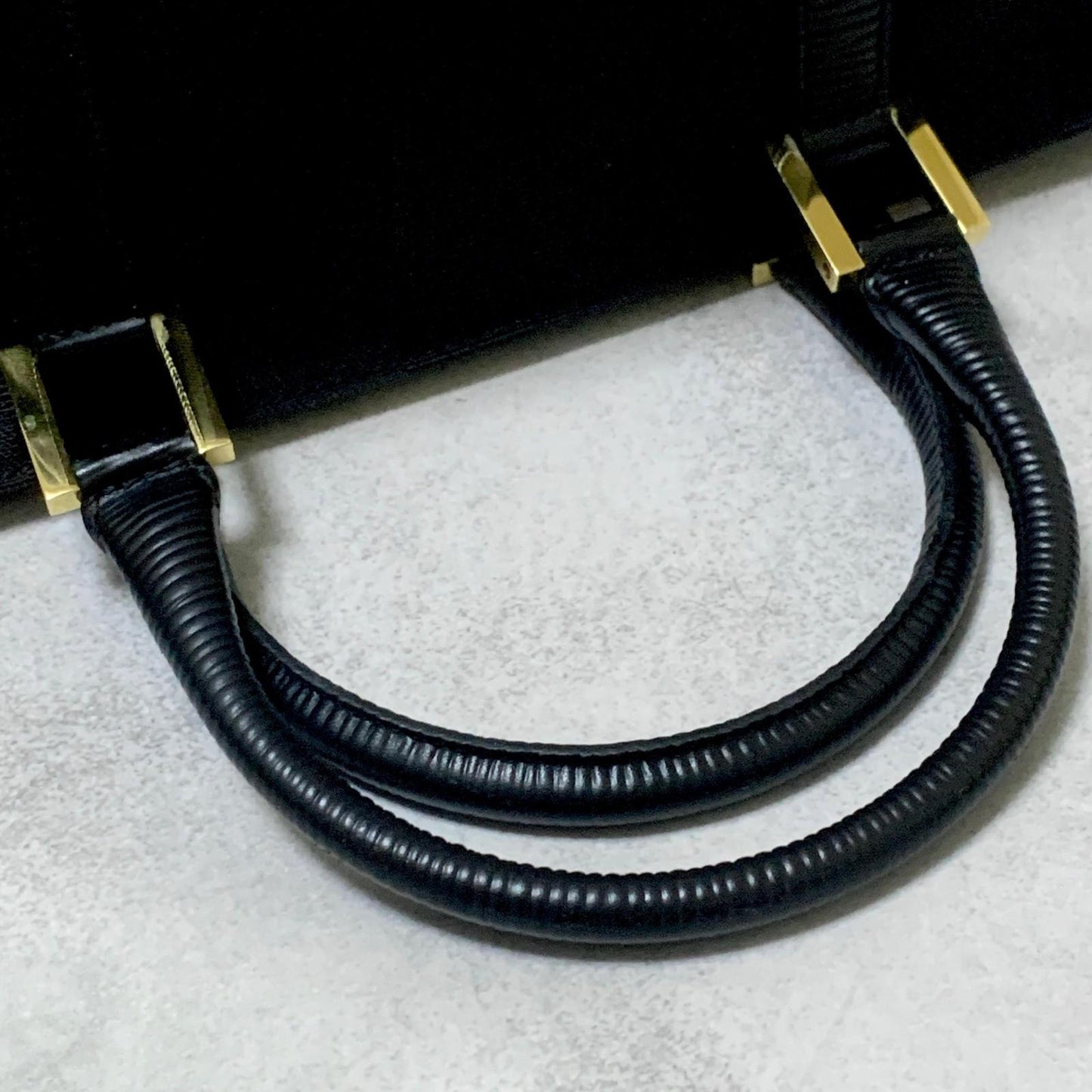 FENDI Bag Pecan Hand Tote Purse Canvas Black Gold  Used  Women's Authentic