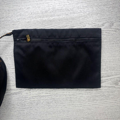 FENDI Boston Bag 2way ROMA Logo Authentic