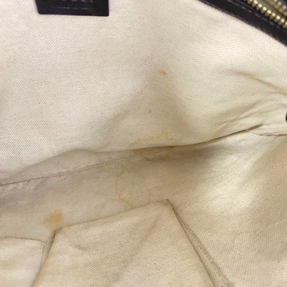 GUCCI Shoulder Bag Purse GG Shima Brown Authentic