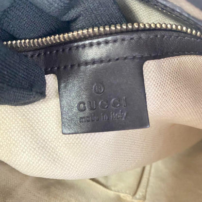 GUCCI Shoulder Bag Purse GG Shima Brown Authentic