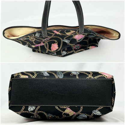 GUCCI Hand Bag Tote Purse Satin Leather Multicolor Authentic