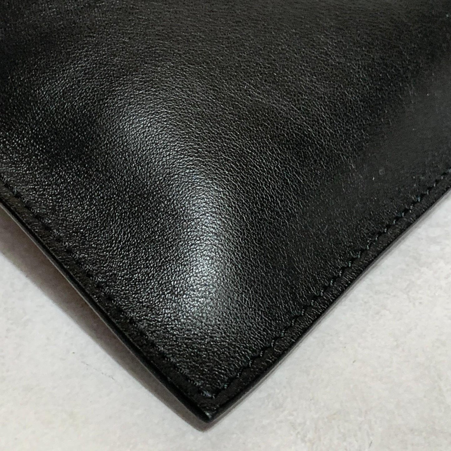 VERSACE Clutch Bag Medusa Purse Handbag Leather Black Gold Used Unisex Authentic