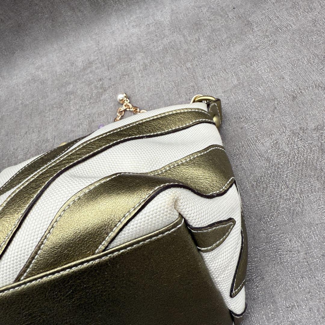 COACH Hand Bag Tote Purse signature mini Soho zebra Canvas Leather Authentic