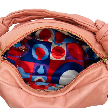 COACH Shoulder Bag Purse Leather Pink Authentic