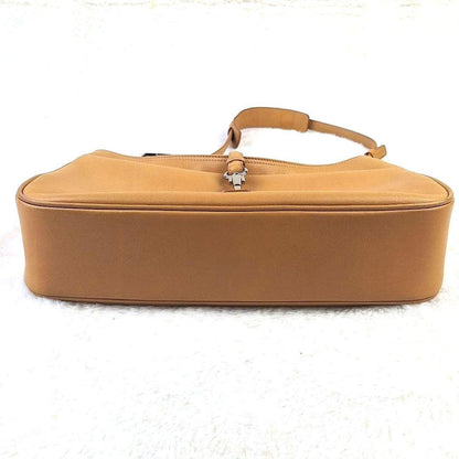 COACH Shoulder Bag Purse Old Leather Yellow Authentic