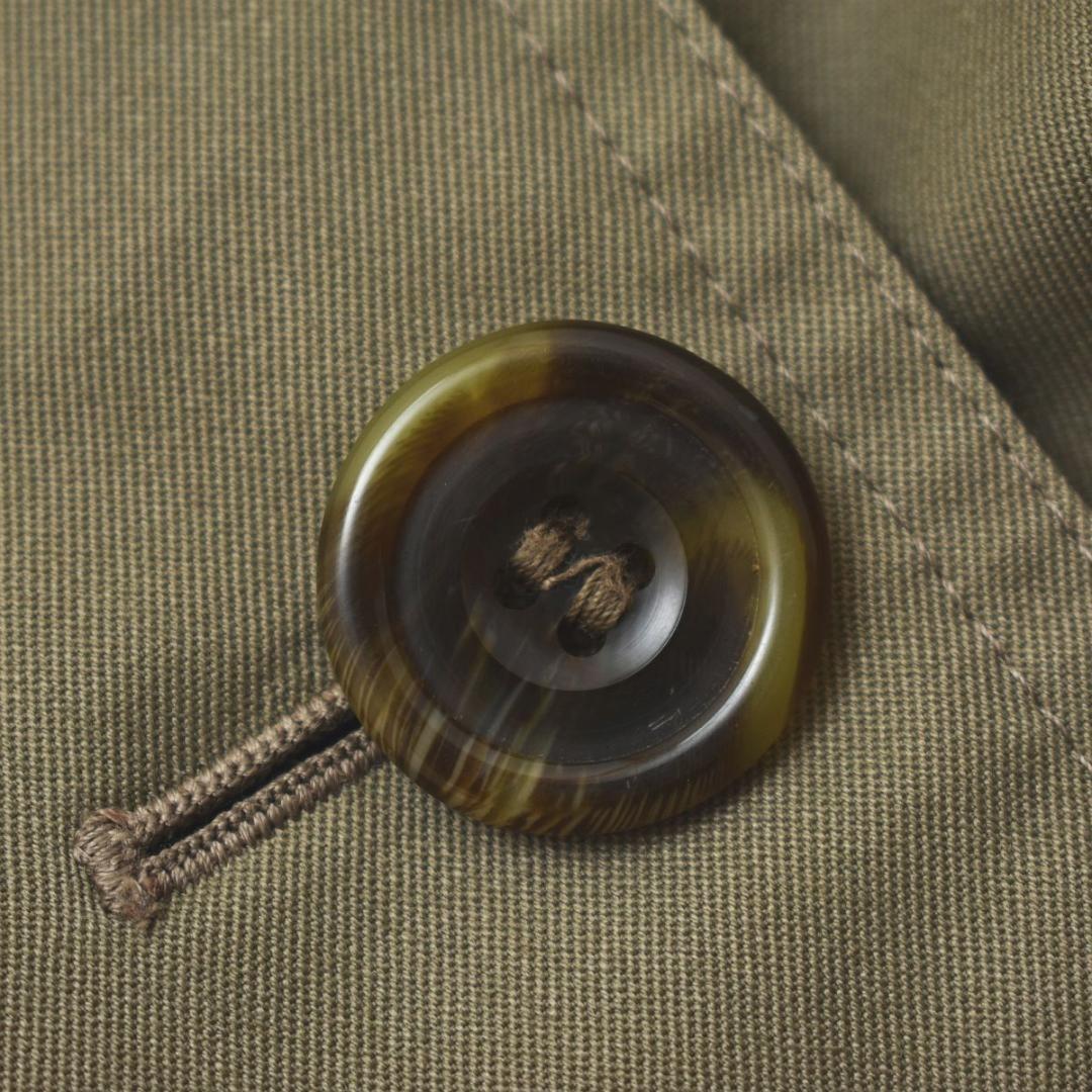 Aquascutum Trench Coat Club Check Asian fit L US size M Khaki Authentic