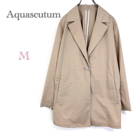Aquascutum Tailored Jacket Asian fit M US size S Beige Authentic