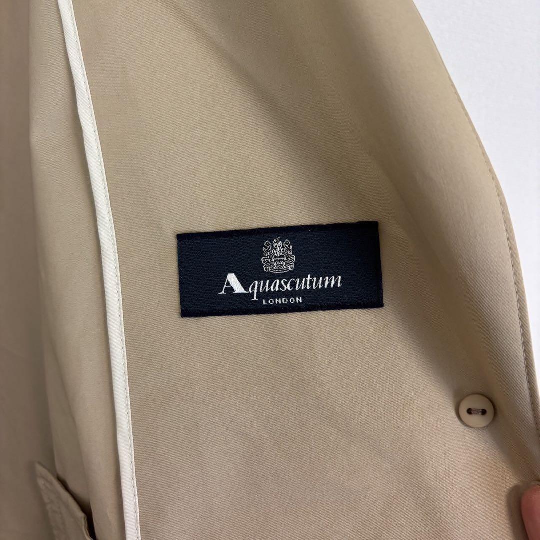 Aquascutum Tailored Jacket Asian fit M US size S Beige Authentic